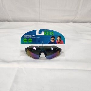 Speedo Kids Black Yellow Sunglasses Polarized Lens UV400 Mirrored Age 3+
